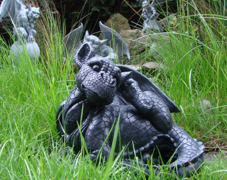 Drachenbaby Drache Figur Garten Dragon TOP NEU kaufen bei Hood.de