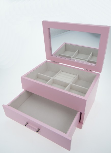 schmuckkastchen holz basteln, schmuckkästchen sophia pastel collektion rosa holz schmuckkasten | ebay, Innenarchitektur